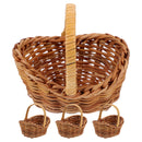 4 Pcs Mini Basket Easter Party Decoration Willow Wedding Ceremony Decorations Rattan Small Woven