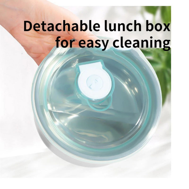 Electric Lunch Box USB Bento Food Heater Container Car Home Office Travel Portable Warmer Stainless Steel Heating Rice Cooker