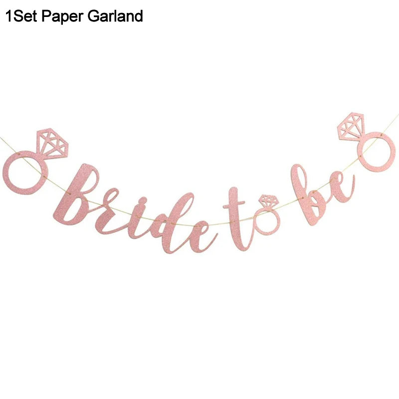 Bachelorette Party Wedding Decoration Bride Team Plastic Drinking Cups Bridal Shower Gift To Be Bride Hen Party Supplies