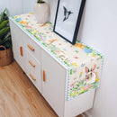 Easter Rabbit Eggs Linen Table Runner Dresser Scarves Table Decor Farmhouse Kitchen Dining Table Runner Easter Decorations