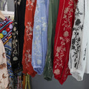 Ethnic Style O-Neck Lace-up Blouse Women Embroidery Y2k Tops Female Casual Blouses Lantern Sleeve Blusas De Mujer Dropshipping