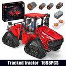 Mould King 18020 Technical Car Toys MOC-35270 APP&RC Pneumatic Crawler Tractor Building Block Brick Set Kids Christmas Gift