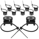 10 Pcs Cable Holder Tie Mount Nylon Ties Base With Stable Wire Fixing Seat Zip Cable Tie Mount