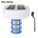 Chlorine-Free Sun Shock & Water Purifier 85% Less Chlorine Solar Copper Pool Ionizer Auto Switch RGB Night Light Up To 35000 Gal