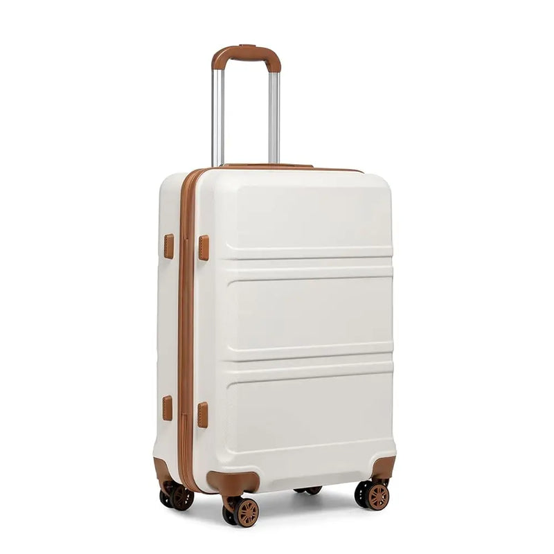 KONO TSA Lock, suitcase (M/L/XL) TONO Hard Case, Lightweight ABS Trolleys with Twin wheels