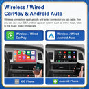 Road Top Wireless Android Auto For Audi Car A6 C6 3G MMI 2010-2011 Carplay Interface Mirror Link Air Play