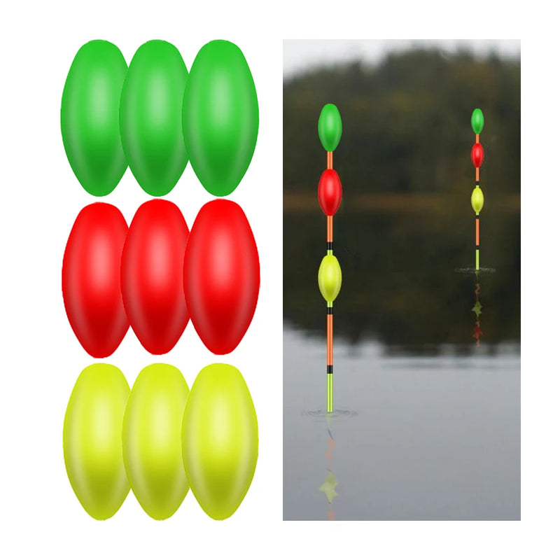 Fishing Floating Bobbers Fluorescent Drift Ball Foam Strike Indicator Fishing Float Buoyancy Balls Fishing Accessories