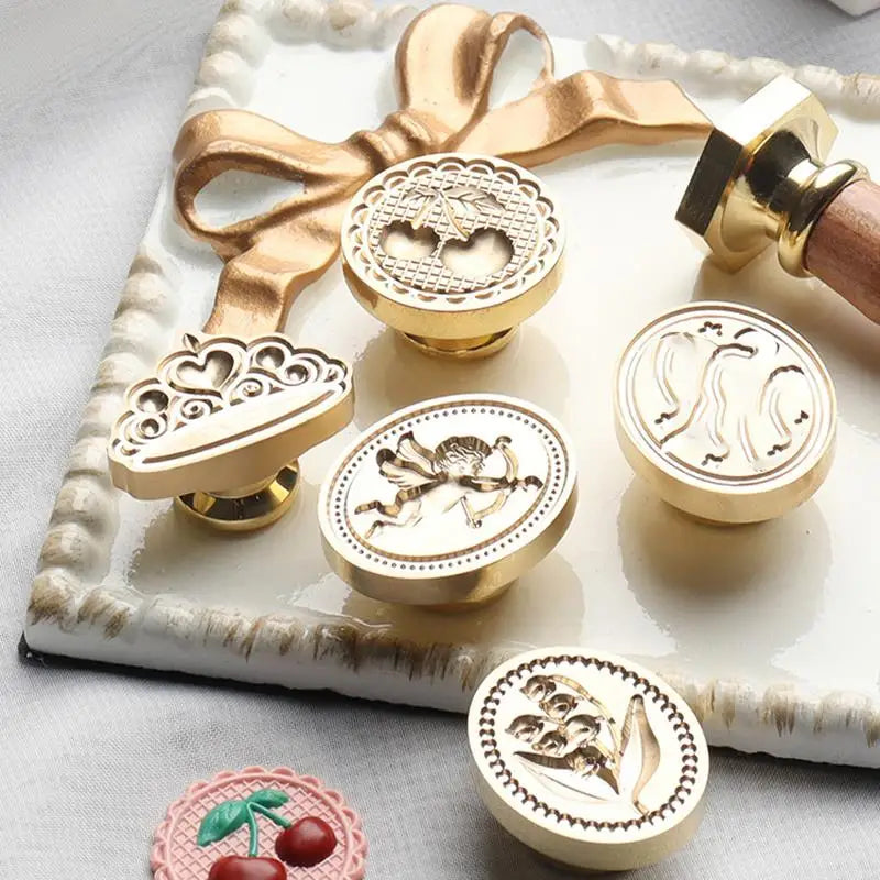 Wax Seal Stamp Head Sealing Wax Scrapbooking Stamp Replace Head Invitations Envelope Packaging Cards DIY Decoration Crafts