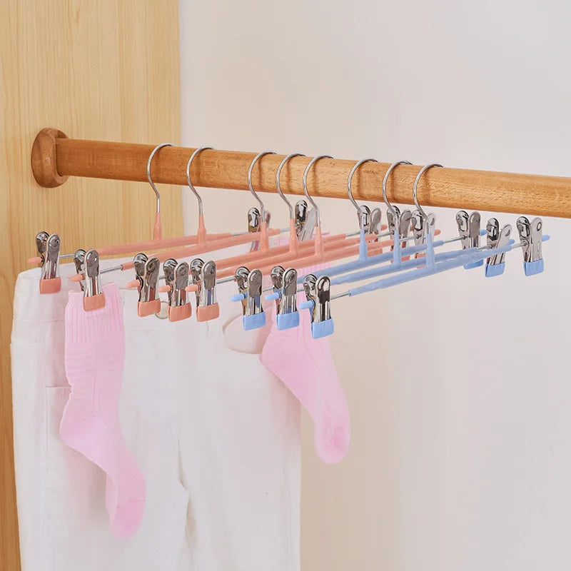 20pcs Trouser hanger clip pants clip hanger pants special talisman wholesale household non-marking non-slip clothes 5pcs 10pcs