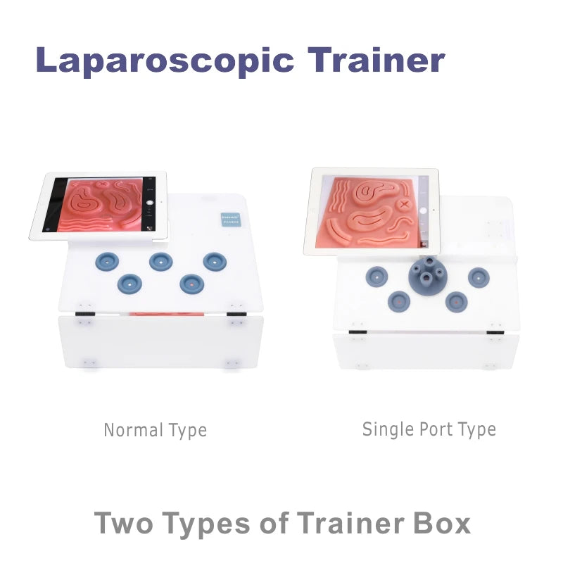 Laparoscopic Simulator Training Box Foldable Laparoscopy Endo Trainer Medical Teaching Equipment