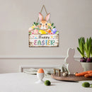 Easter Door Hanging Sign Multi-Purpose Front Door Welcome Happy easter Spring Wreath Sign for Friends Warm Gift kids favors