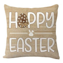 2025 Easter Rabbit Table Runner Linen Bunny Dining Table Cloth Placemat Spring Holiday Happy Easter Decoration For Home Kitchen