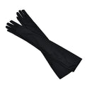 Classic Women Black White Red Evening Party Prom Gloves Opera Stretch Satin Long Mittens for Lady Driving Sun Protection Gloves