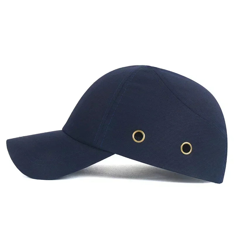 Work Safety Cloth Hat Baseball Bump Caps Lightweight Safety Hat Head Protection Caps Workplace Construction Site Hat