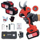 OUTIGO thread free electric Shoer with screen with 2 * 3Ah Batteries for fruit trees and vineyard