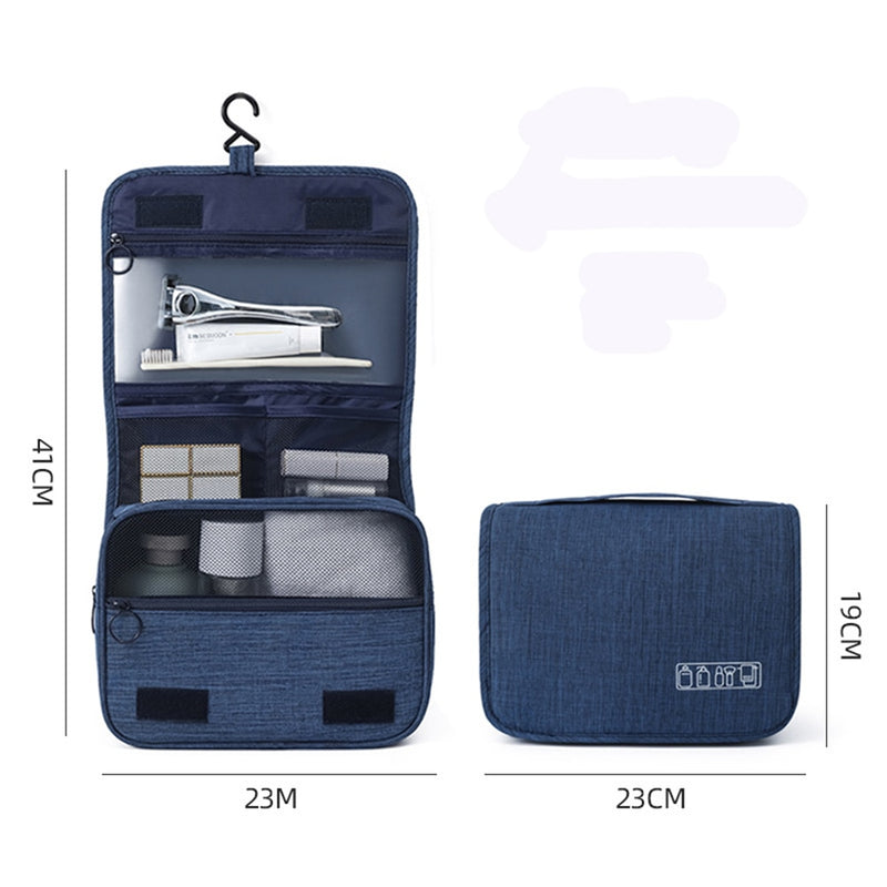 High Quality Travel Makeup Bags Women Waterproof Cosmetic Bag Toiletries Organizer Hanging Dry And Wet Separation Storage Bag