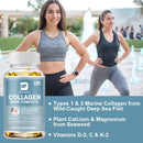 BEWORTHS Collagen Bone Capsule with Plant Calcium & Magnesium Support Bone Growth Collagen Production & Calcium Absorption