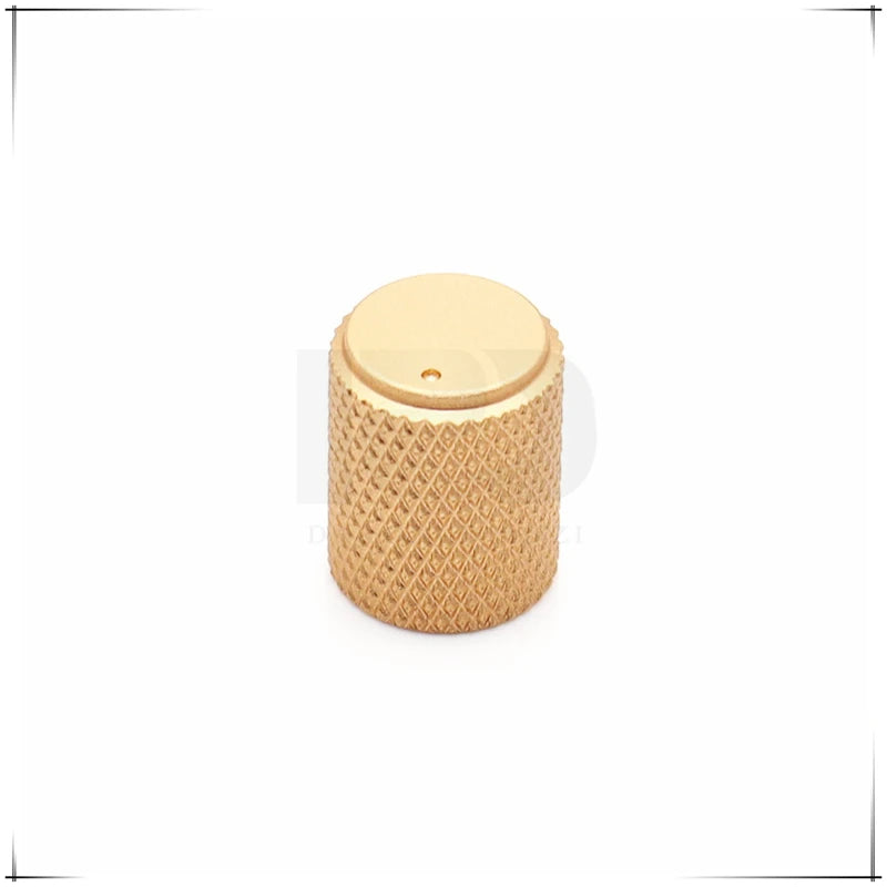 1PCS 12.5×15mm Precision machining knurl Aluminum Alloy Knob Potentiometer Knob Volume Audio Adjustment Knob cap round hole 6mm