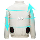 Hot Weather Worker Fan Clothes Men Air Conditioning Clothes Women Fan Jacket Body Cooling Clothes Fan Work Clothes Cooling Vest