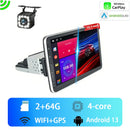 MTIJIEY Android13 1din 10inch Car Stereo Radio Rotate Touch Screen For Universal Carplay GPS Navigation Bluetooth WIFI autoradio