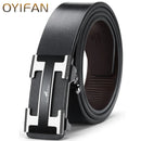Fashion Business Men'S Belt Genuine Luxury Brand Belt Metal Buckle Belt High-Quality Leather Soft Belt With Cargo Pants Jeans
