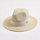 New Summer Straw Hat for Women Panama Soft Shaped Beach Sun Hat Outdoor UV Protection Travel Hat Sombreros De Mujer