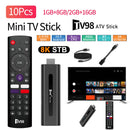 TV98 ATV H313 Android TV Stick 14.0 8K 2.4G/5G WiFi Quad Core BT5.0 Set Top Box Smart TV Box for Network Media Player