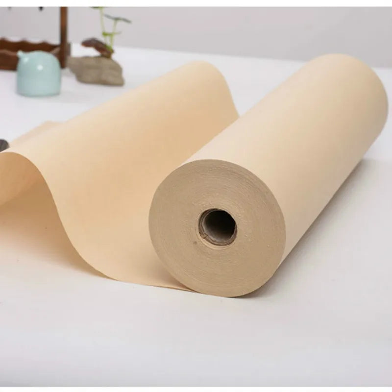 Half Ripe Xuan Paper Rolling Chinese Painting Raw Rice Paper Chinese Brush Calligraphy Rice Papier Freehand Painting Paper