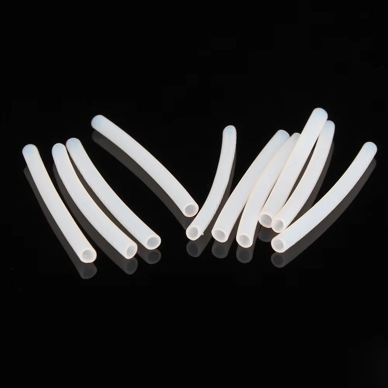 3DSWAY 20/100pcs 3D Printer Filament Connector PTFE tube Filament joints ID1.8mm OD2.6mm Length 37mm