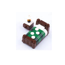 MOC City Building Blocks Accessories Mahjong Machine Plant Sofa Bed Piano Refrigerator Kitchen Toy Brick Florist Bar X009 TV Set