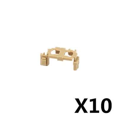 MOC WWII Military Figure Accessories Building Blocks Soldiers Face Scarf Tactical Belt Headphones Telegram Toys Children J031