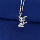 Pokemon Mimikyu Necklace Pendant Cartoon 3D Figure Toys Fashionable Couple Accessories Lucky Jewelry Kids Women Birthday Gift