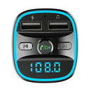 T25 Car Bluetooth 5.0 FM Transmitter MP3 Player Fast Charging Dual USB Charger