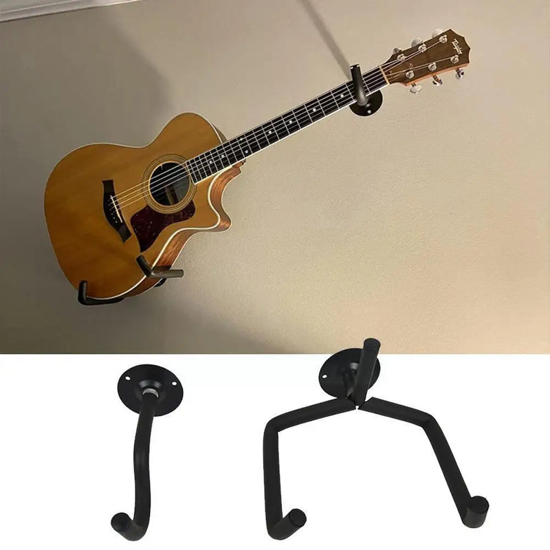 Horizontal Metal Guitar Wall Mount Hanger Stand For Acoustic Guitar Bass Violins Mandolins Slat Display Support T9s9