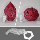 Christmas Snowflake Lantern Bundle Metal Cutting Dies Scrapbooking Card Making Paper Craft Album Decorative Embossing Cut Die