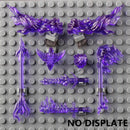 5PCS Cartoon Special Effects Pieces Arm Fist Wind Lightning Leg Flames Weapons Accessories Assemble Scene Bricks Kids for Toys