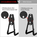 Heavy Duty Metal Hook Garage Organizer Wall Mount Anti-slip Bicycle Hanger Hooks Storage Hook For Ladders Garden Tool