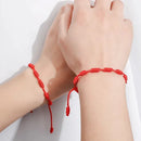 2024 Red Evil Eye String Bracelet for Lovers Protection Lucky Amulet and Friendship Handmade  Braid Rope Wristband Jewelry Gifts