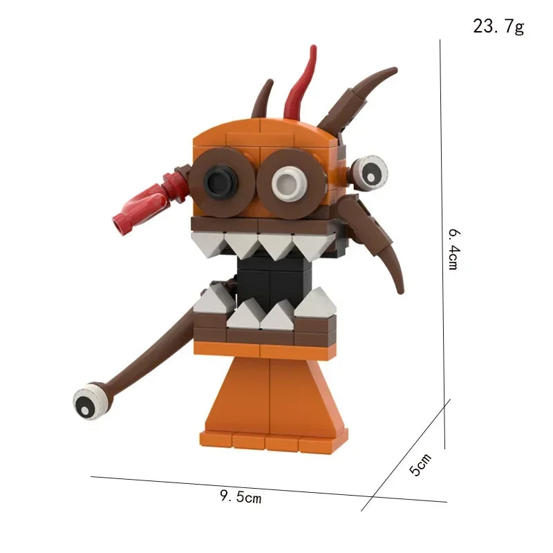 Sprunki Blocks Toys Sprunki Incredibox Building Blocks Model Children's Educational Oren Wenda Building Block Toys for Kids Gift