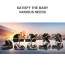 Baby Stroller 3 in 1 stroller lightweight strollers  Baby Carriage mutifunction strollers Baby newborn stroller mother kids