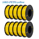 10KG 1.75mm PETG Filament Tangle-Free, High Quality 3D Printing Eco-friendly Plastic Consumables 22LBS, vacuum packaging 3D Prin