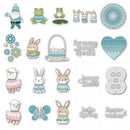 Spring Easter Nordic Basket Metal Cutting Die Scrapbook Embossed Paper Card Album Craft Template Cut Die Stencils New for 2025