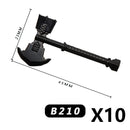 Medieval MOC Weapon Figure Accessories Building Blocks Soldiers Sword Shield Bow Arrow Trident Hammer Axe Spear Brick Kid Toy