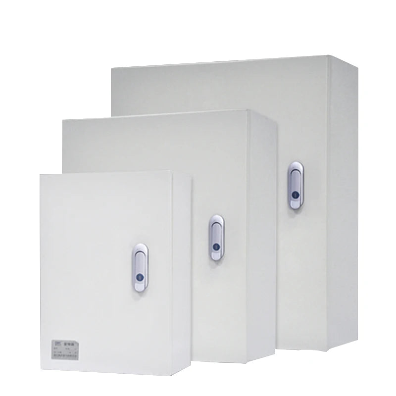 Epoxy Polyester Powder Coated Electric Distribution Box Wall Mount Metal Enclosure Cold Rolled Steel Box Industrial Panel Board