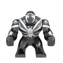Marvel Action Figure Mini Block Toy, Superhero Hulk Thanos Venom Children's Puzzle Group Building Blocks Toy Handmade Birthday G