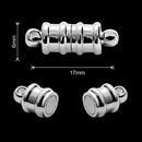 2 Sets Locking Strong Magnetic Clasps Magnet End Clasp Connectors For Jewelry Making DIY Bracelet Necklace Extender Accessories