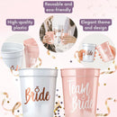 Bachelorette Party Wedding Decoration Bride Team Plastic Drinking Cups Bridal Shower Gift To Be Bride Hen Party Supplies