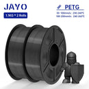 JAYO PETG/PLA/SILK/PLA Meta/PLA+/ABS 2Rolls 3D Printing Filament 1.75MM Children Creative Model Material For 3D Pen Filament