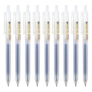 4Pcs Retractable Gel Pens Set Black/red/blue Ballpoint for writing 0.5mm refills Office accessories school supplies Stationery