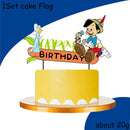 The Adventures of Pinocchio Happy Birthday theme favor party supplies Party Paper  Plate Straw Gift Bag Banner Flag Baby Shower
